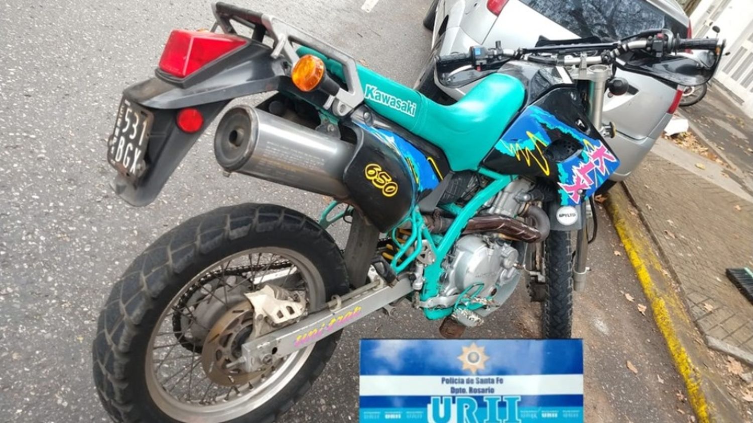 Detuvieron a un ladrón que circulaba con una moto robada en Mendoza y Alsina