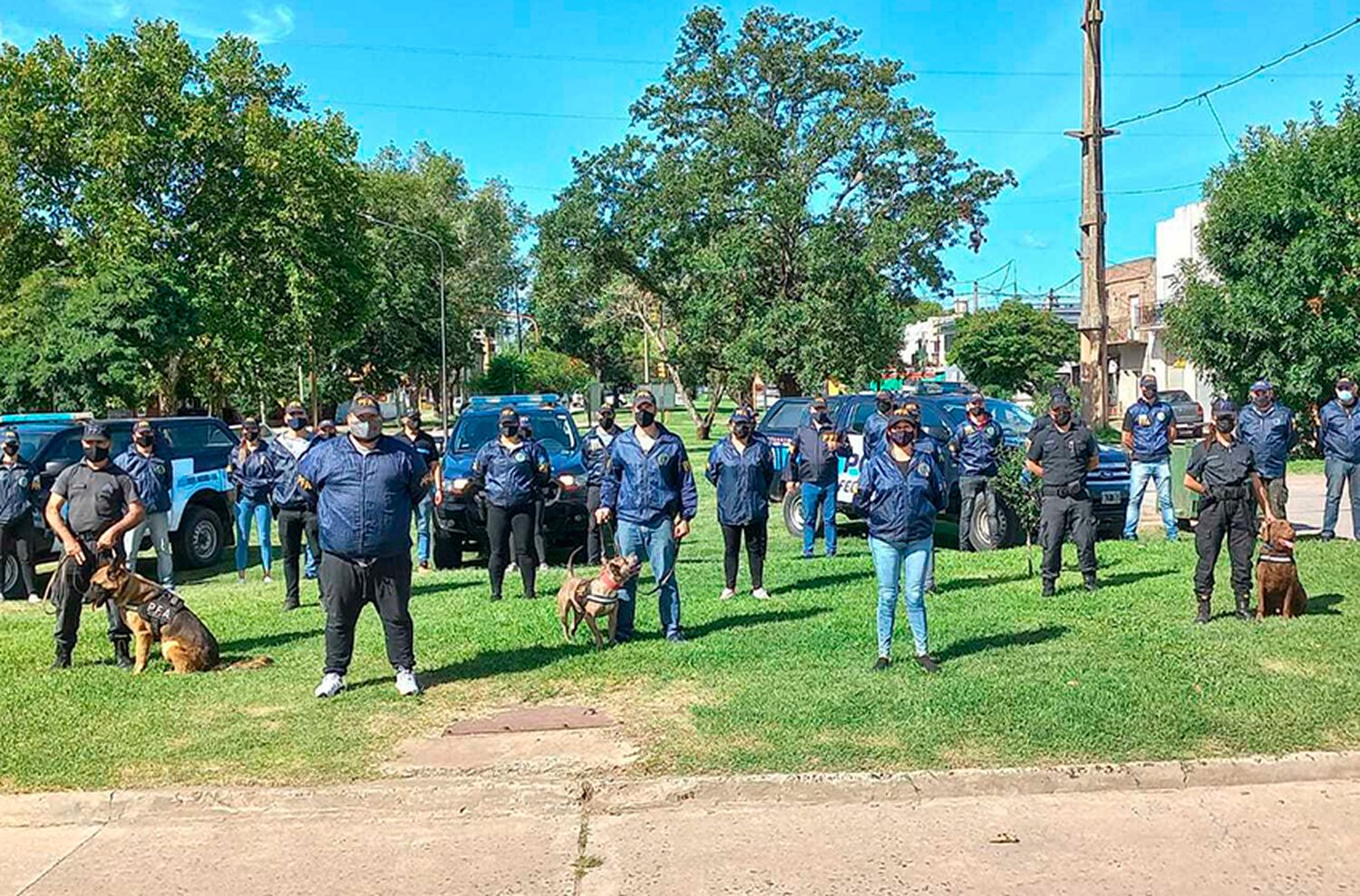 Impactante despliegue de la Policía Federal