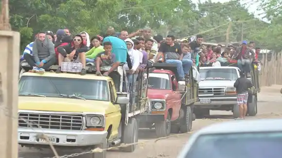 PIRATAS: en Táchira usan cualquier medio de transporte para llegar a la frontera