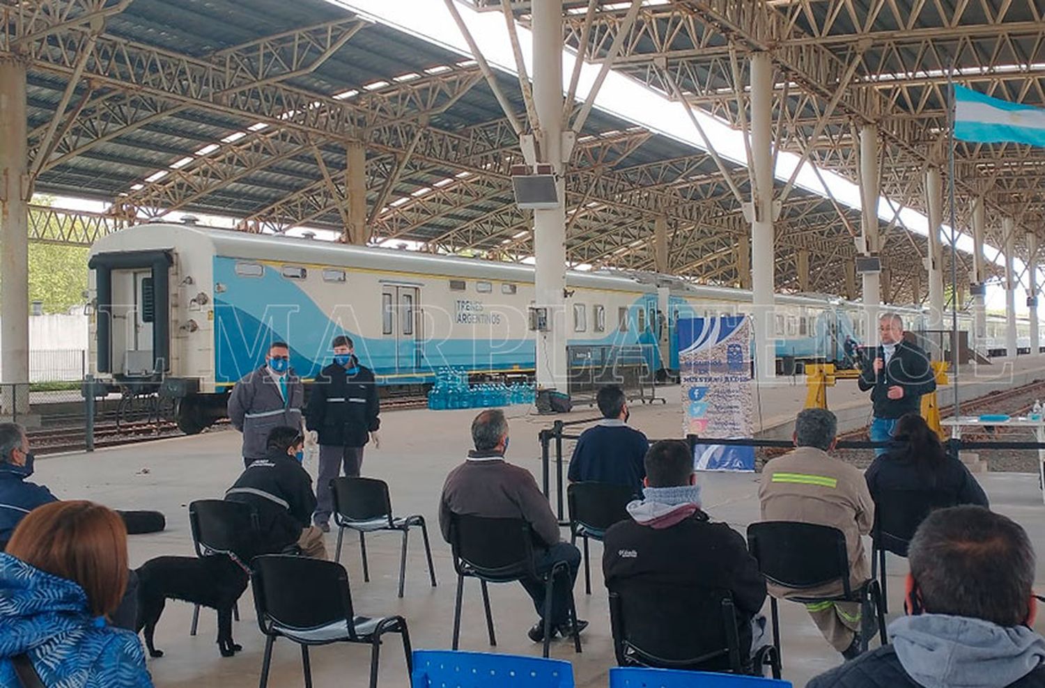 Tras siete meses, llegó el tren a Mar del Plata