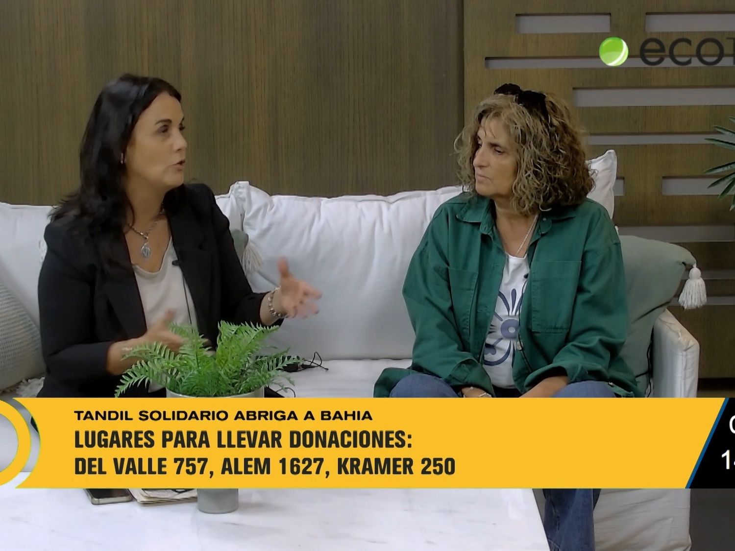 Tandil solidario abriga a Bahía