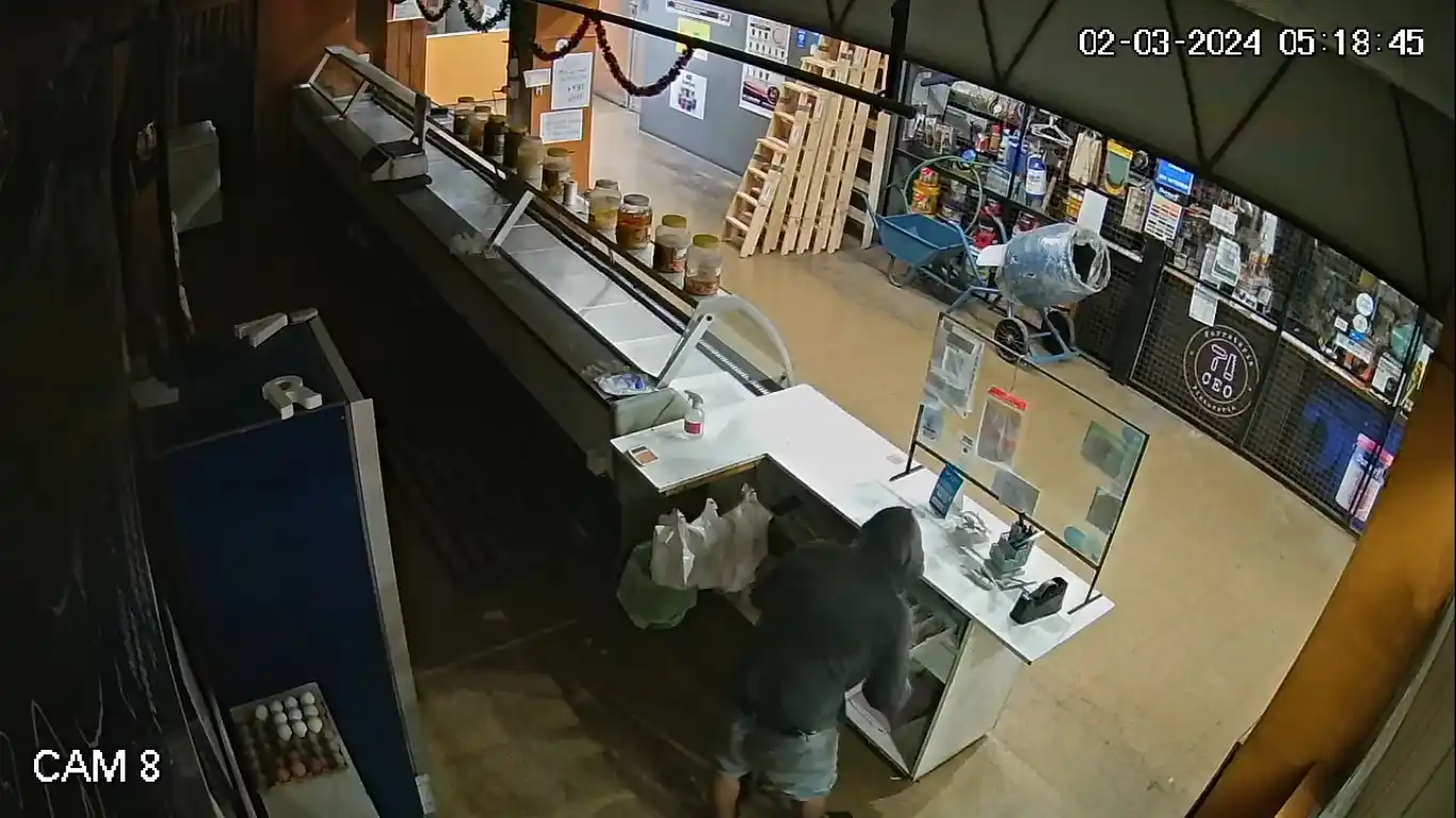 Rompiendo paredes, vidrieras o rejas, e incluso por el techo, ingresan los malvivientes.