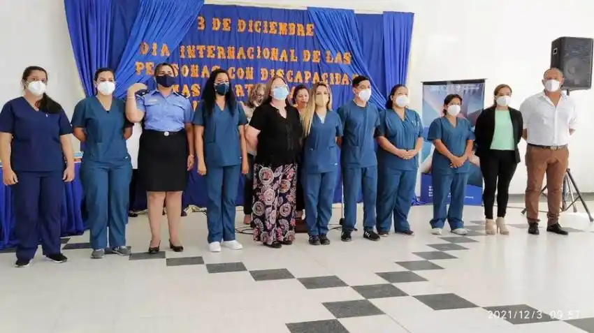 Distinción para el hospital distrital 8 por el cuidado de personas con discapacidad en pandemia