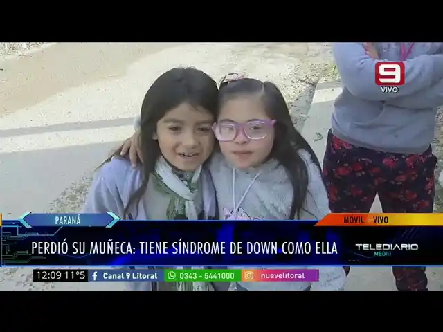 Entre Ríos: Cielo busca a Oli, su muñeca con Síndrome de Down