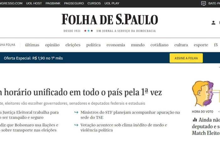 Las portadas de los principales medios de Brasil