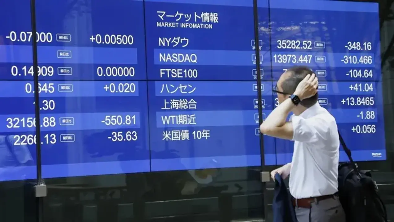 Caen los mercados en Asia y Europa