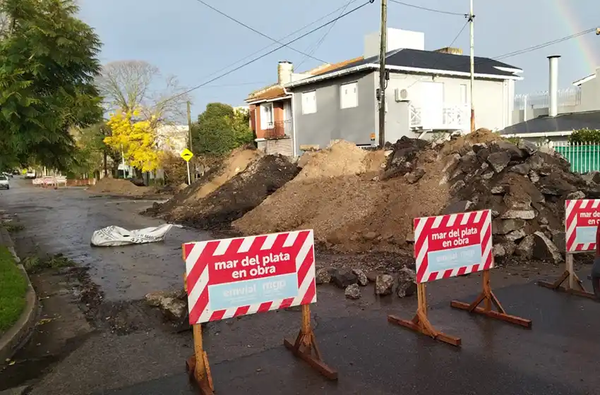 Cortes de tránsito por obras viales de bacheo y cordón cuneta