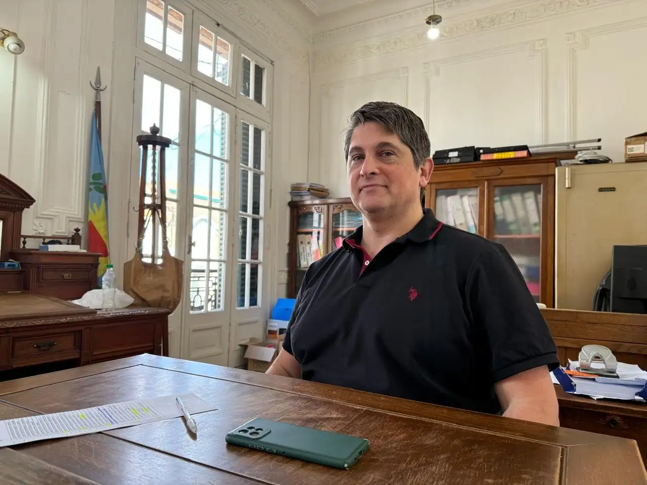 El consejero escolar Lucas Vázquez brindó precisiones sobre la situación en torno al transporte escolar rural.