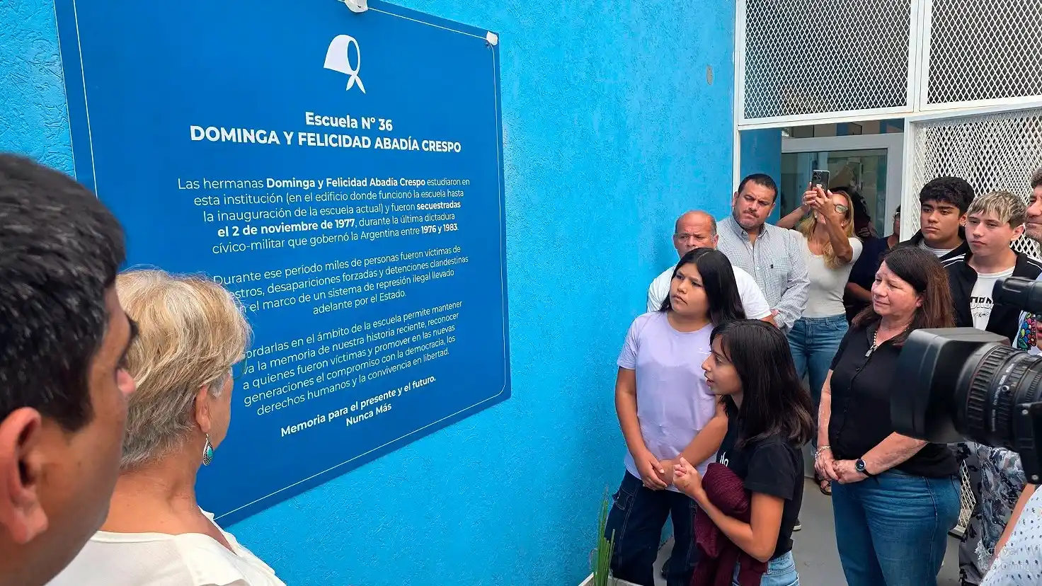 Secundaria de Del Viso recibió el nombre de dos hermanas desaparecidas durante la dictadura militar