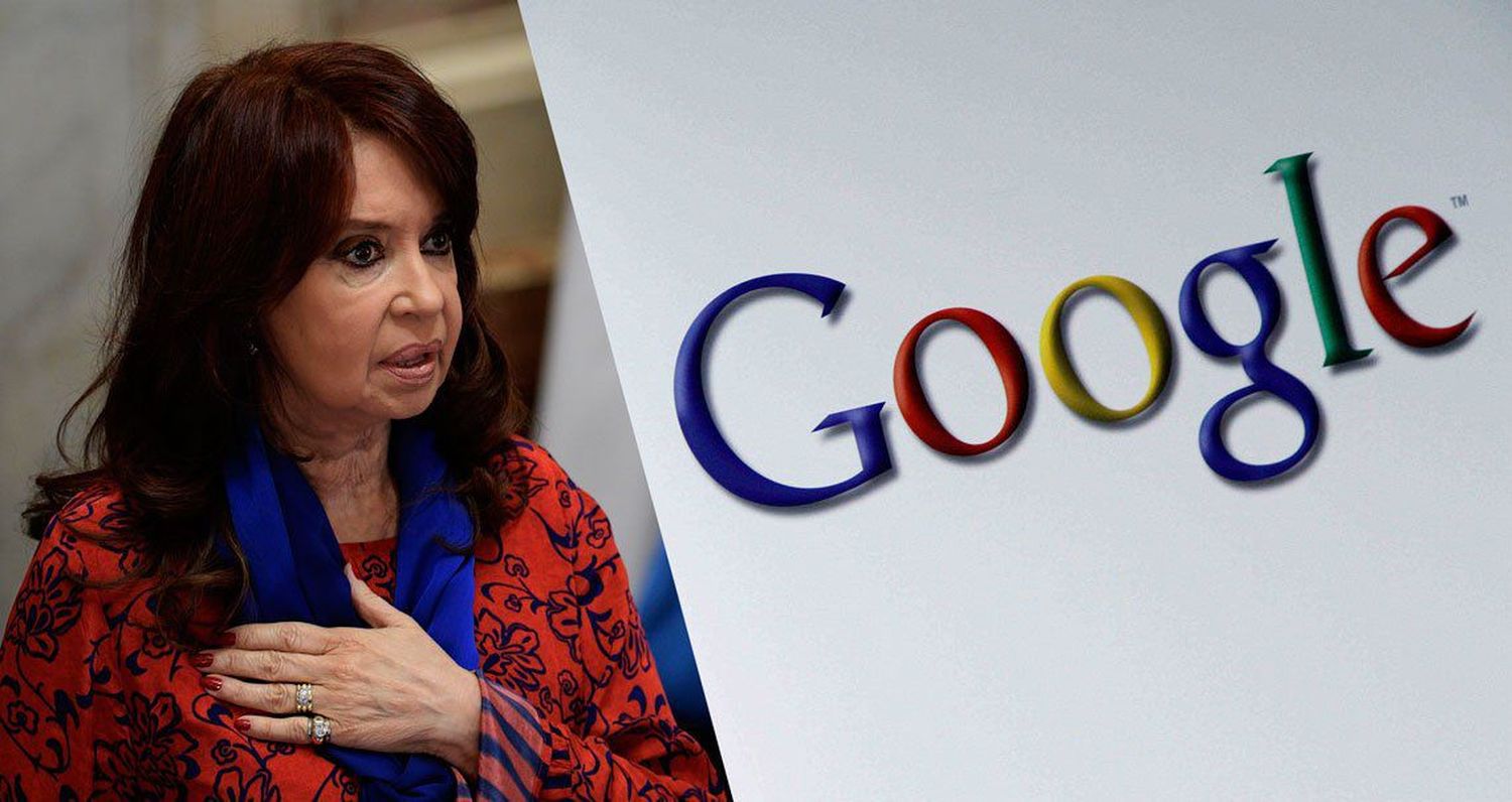 Cristina Fernández de Kirchner demanda a Google