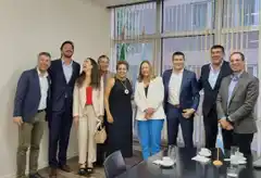 La intendenta continúa su agenda en Brasil