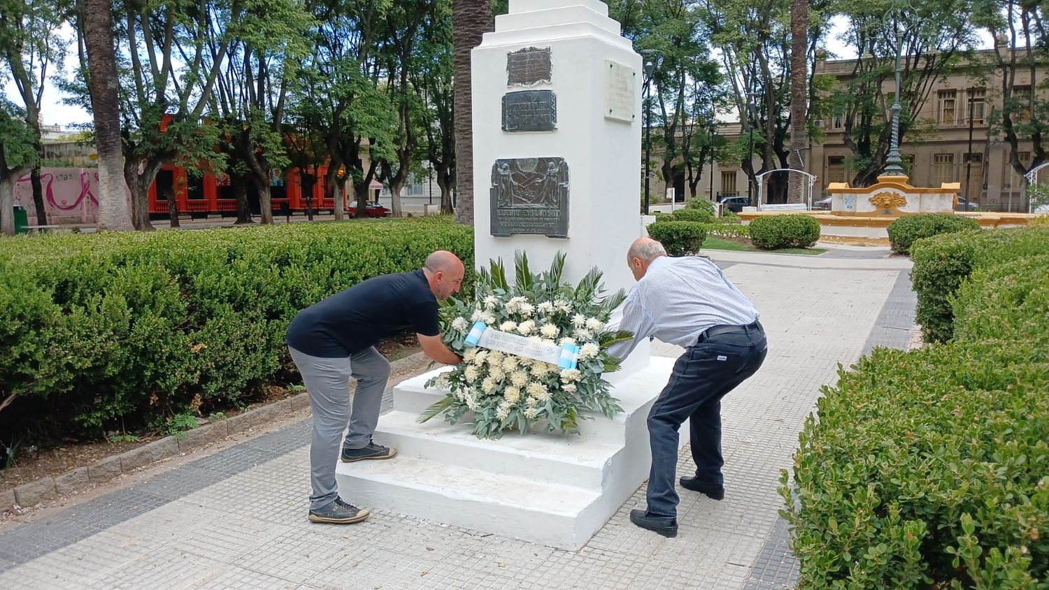 Acto en conmemoración del los 246 años del nacimiento de San Martín