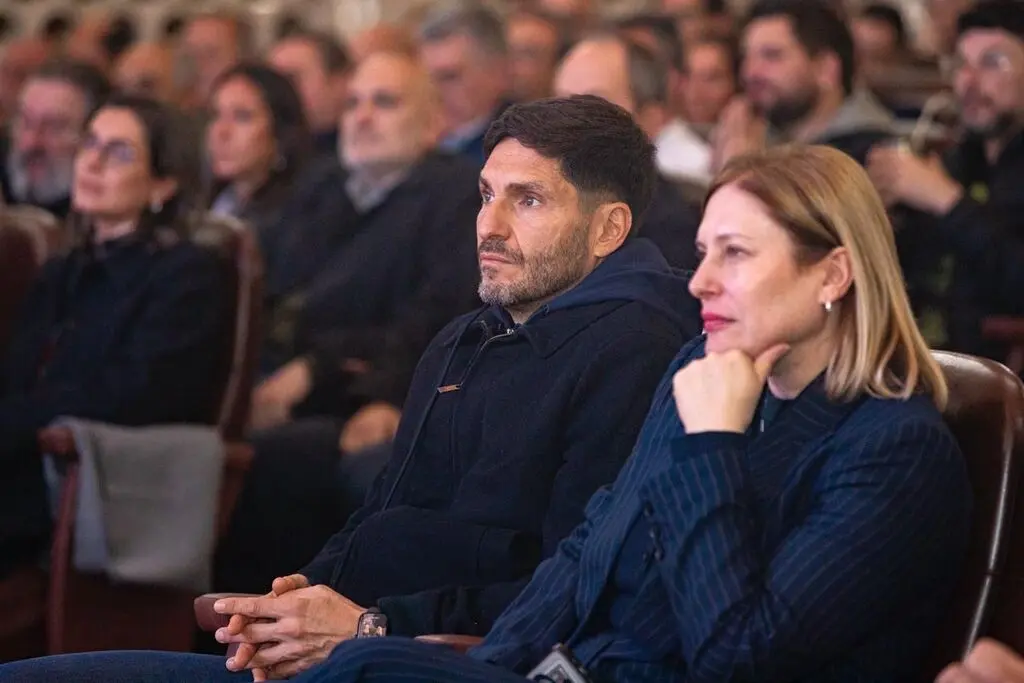 El gobernador Pullaro y la vicegobernadora Gisela Scaglia