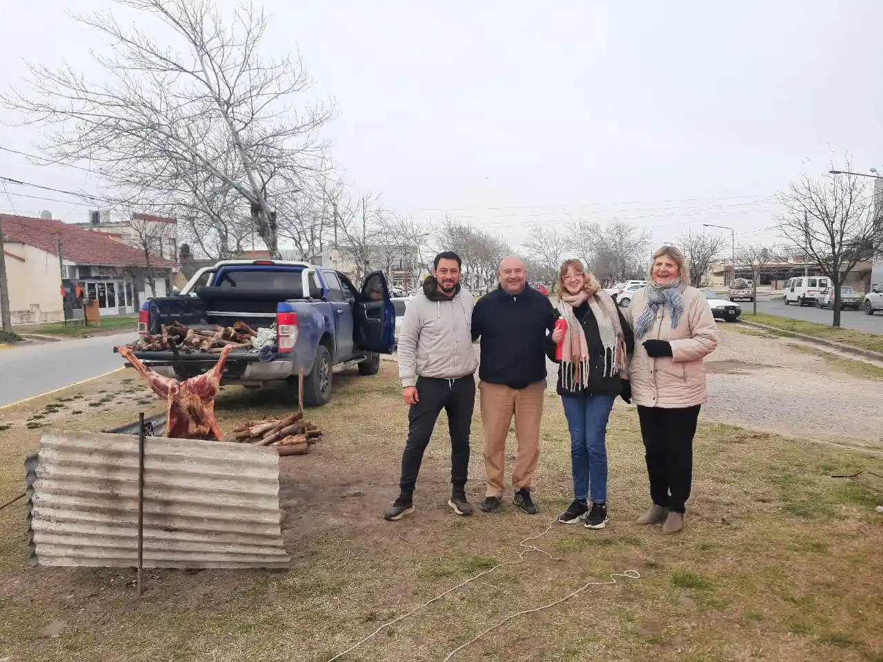 Tres Arroyos Doná Medula realiza un cordero móvil para un próximo encuentro nacional a concretarse en la ciudad