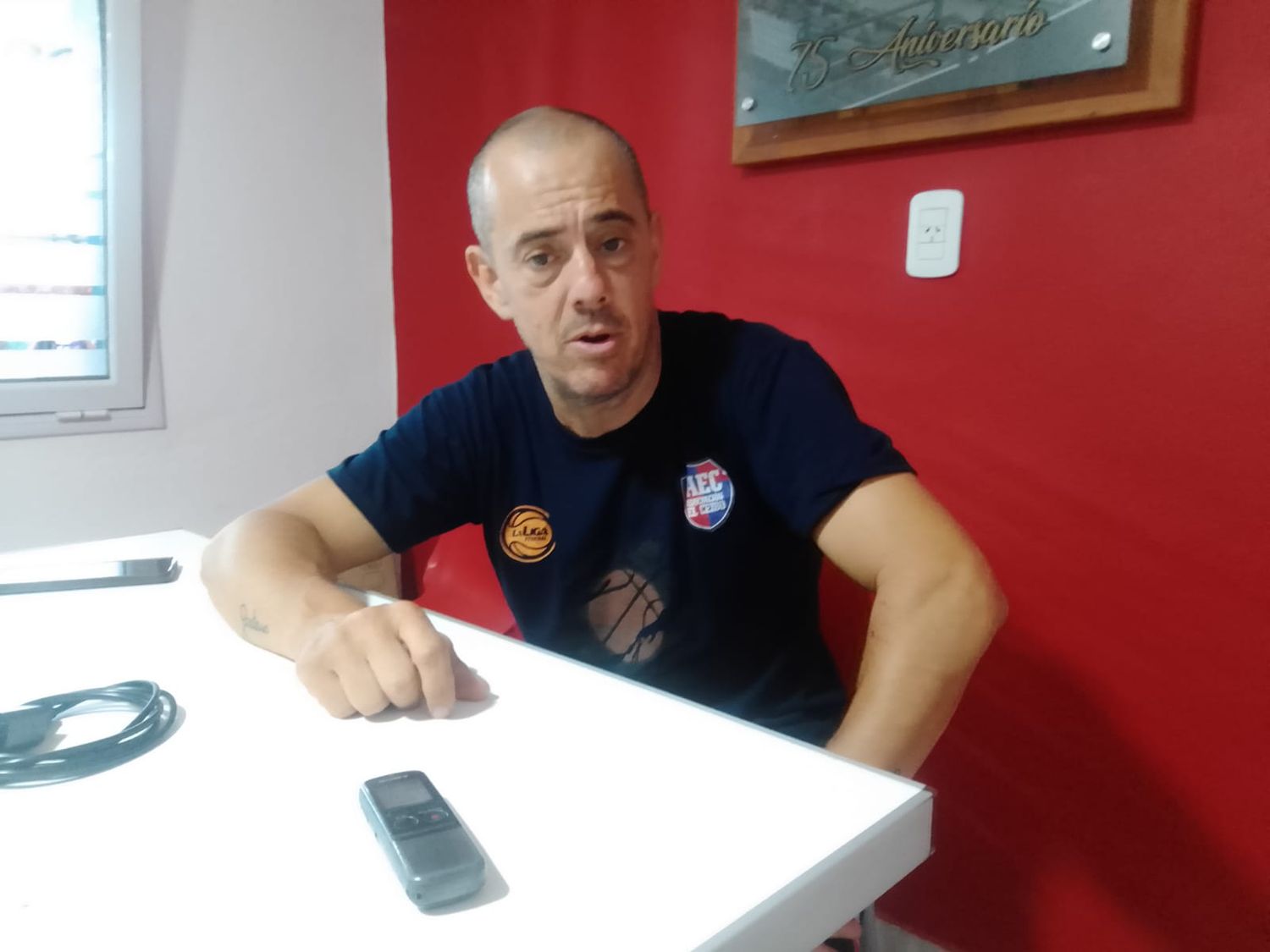 El entrenador Eduardo Blengini