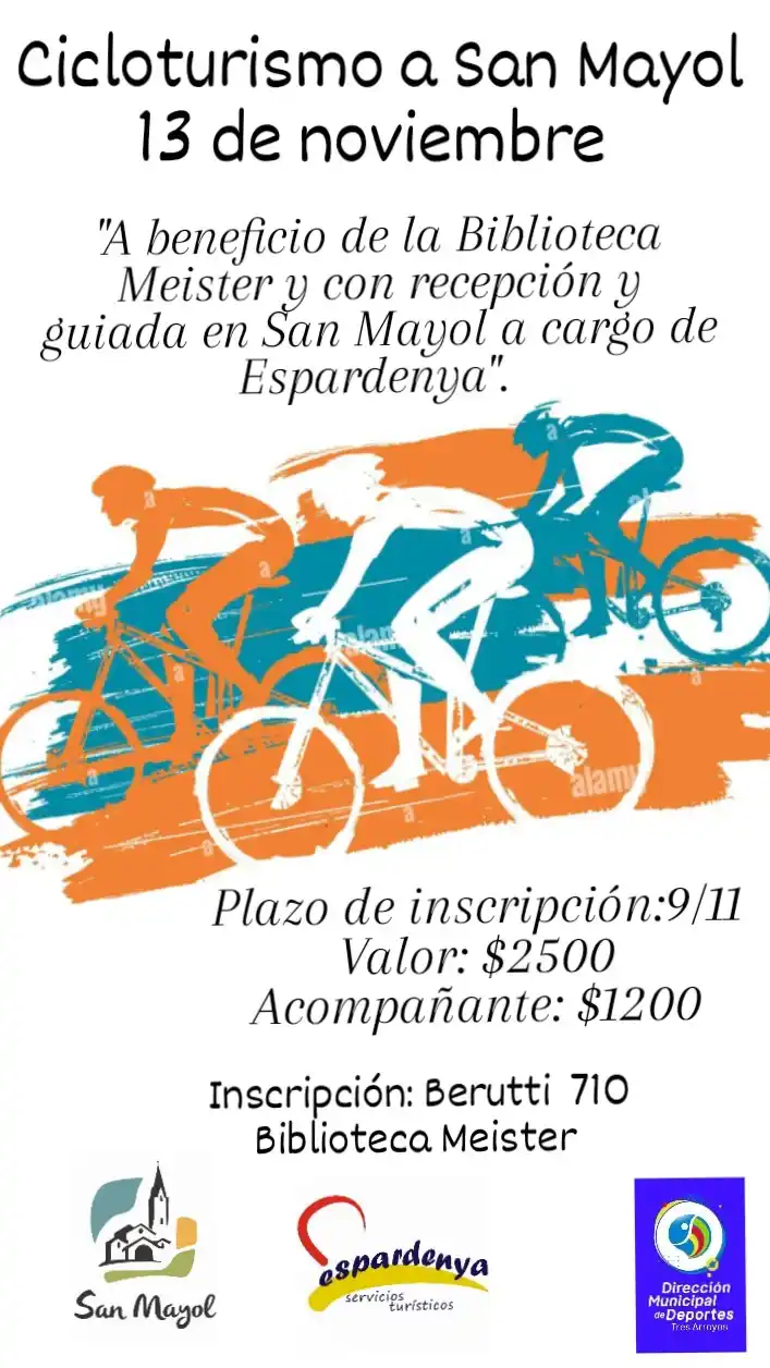 La Meister y Espardenya organizaron una jornada de cicloturismo hasta San Mayol