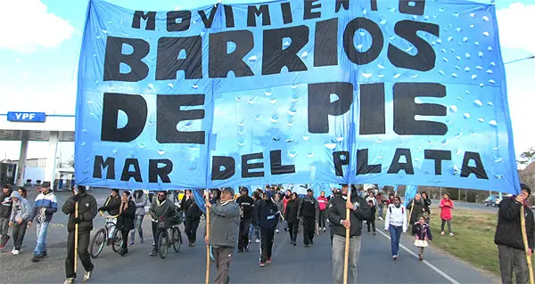 Mar del Plata: "Barrios de pie" marcha por un bono navideño