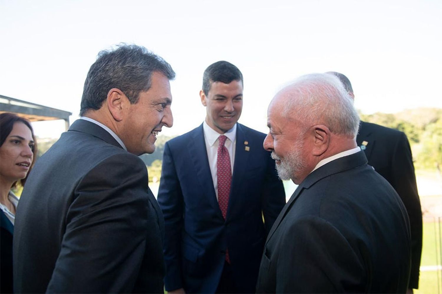 Massa con Presidentes en Iguazú