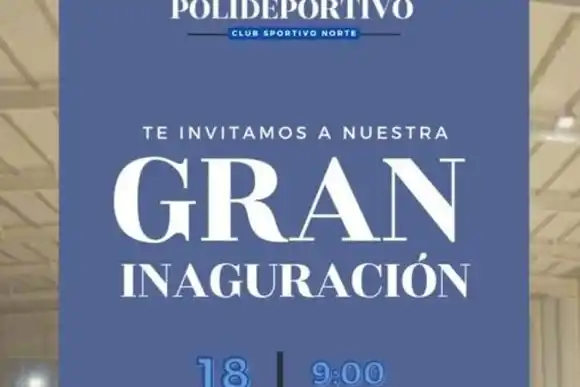 Sportivo Norte inaugura el viernes su nuevo gimnasio