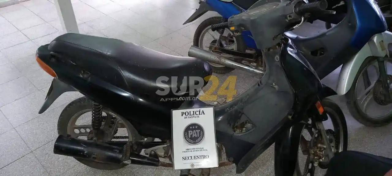 Venado Tuerto: recuperan motocicleta robada en Firmat en el año 2016