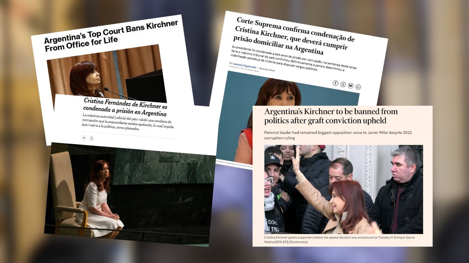 La noticia generó una ola de repercusiones en la prensa internacional