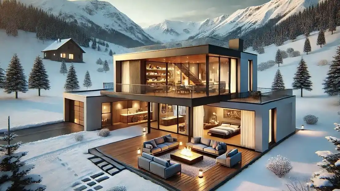 Renders con IA: los mejores prompts para diseñar la casa perfecta. imagen creada con IA.