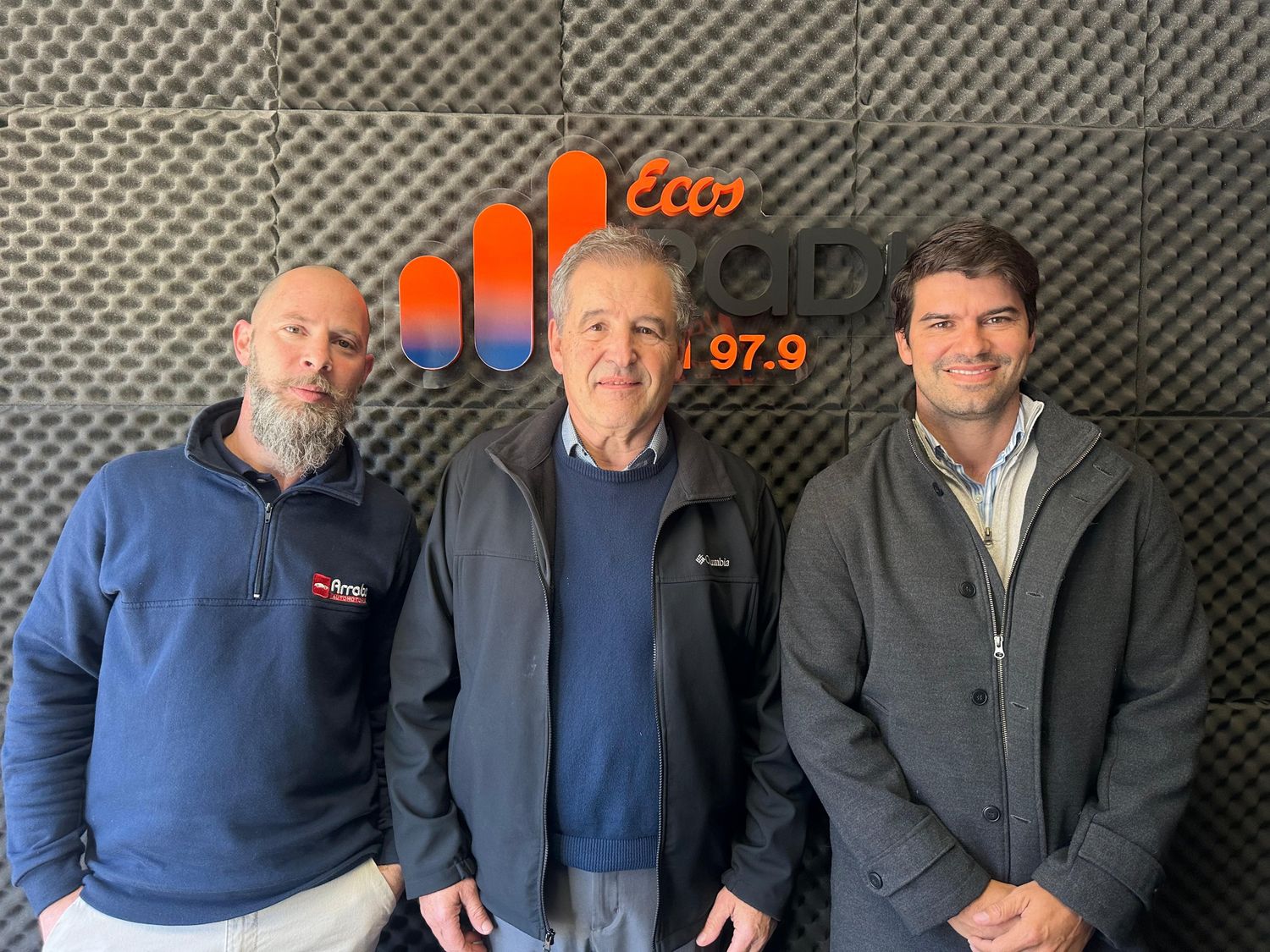 Juan Pablo Benedetti, José Luis y Lilo Arrate