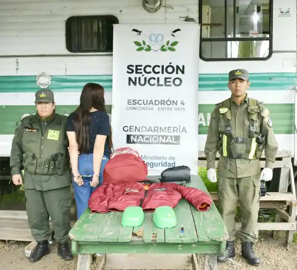 Gendarmería incautó dos kilogramos de cocaína en el puesto de la autovía
