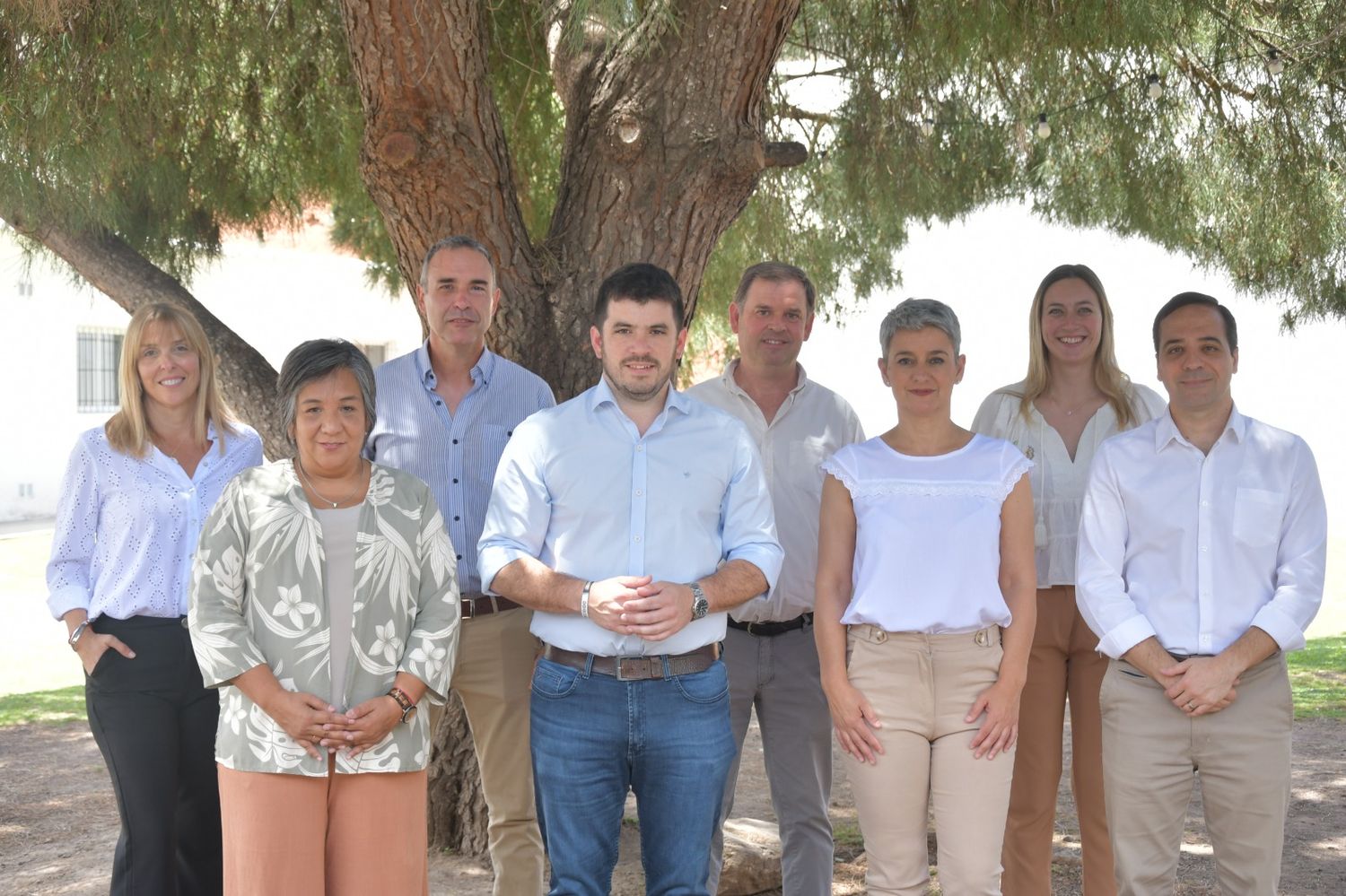 Iturbide, Carabajal, Viskovic, Chiarella, Kovacevic, Rocha, Vicente y De Mattia.