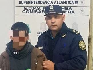 Cayó preso, tras asaltar y robar celulares a menores