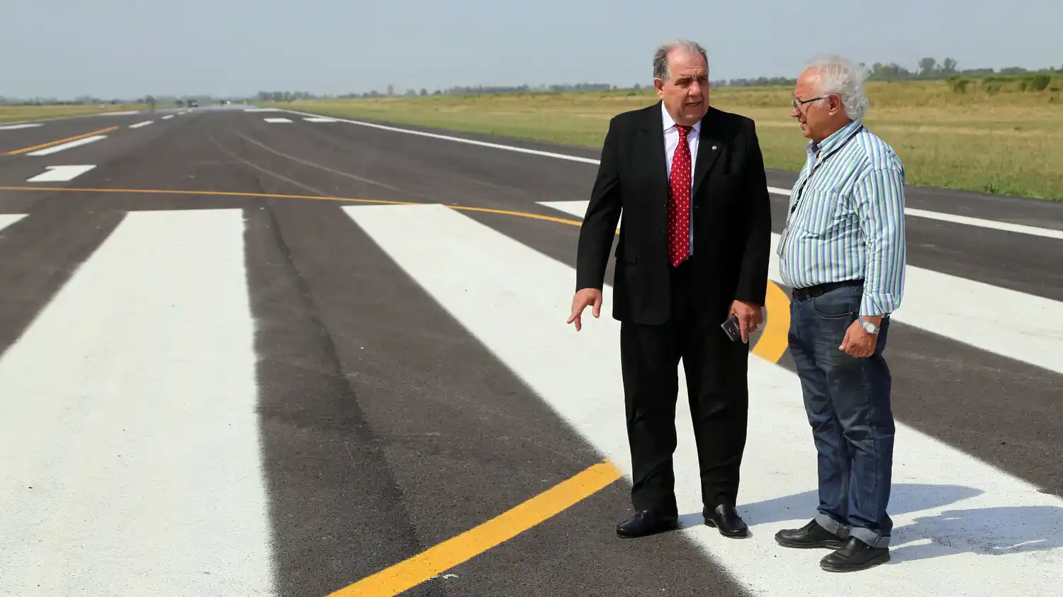 Supervisaron obras en el Aeropuerto de Sauce Viejo