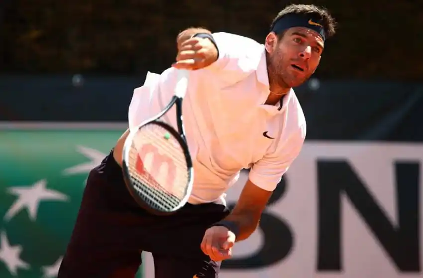Ajustada derrota de Delpo ante Djokovic en Roma