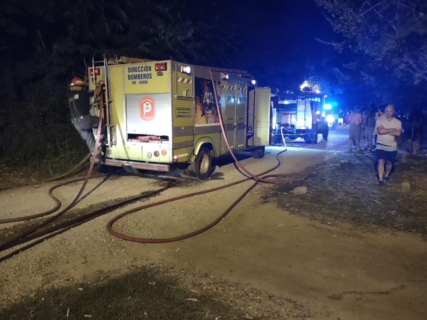 Se incendió una vivienda en el barrio La Florida