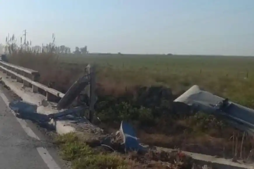 El hecho se registró a la altura del kilómetro 169. Gentileza: Radio Estación