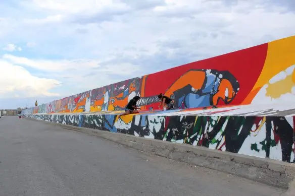 Culminaron los trabajos de restauración del mural Reflejos