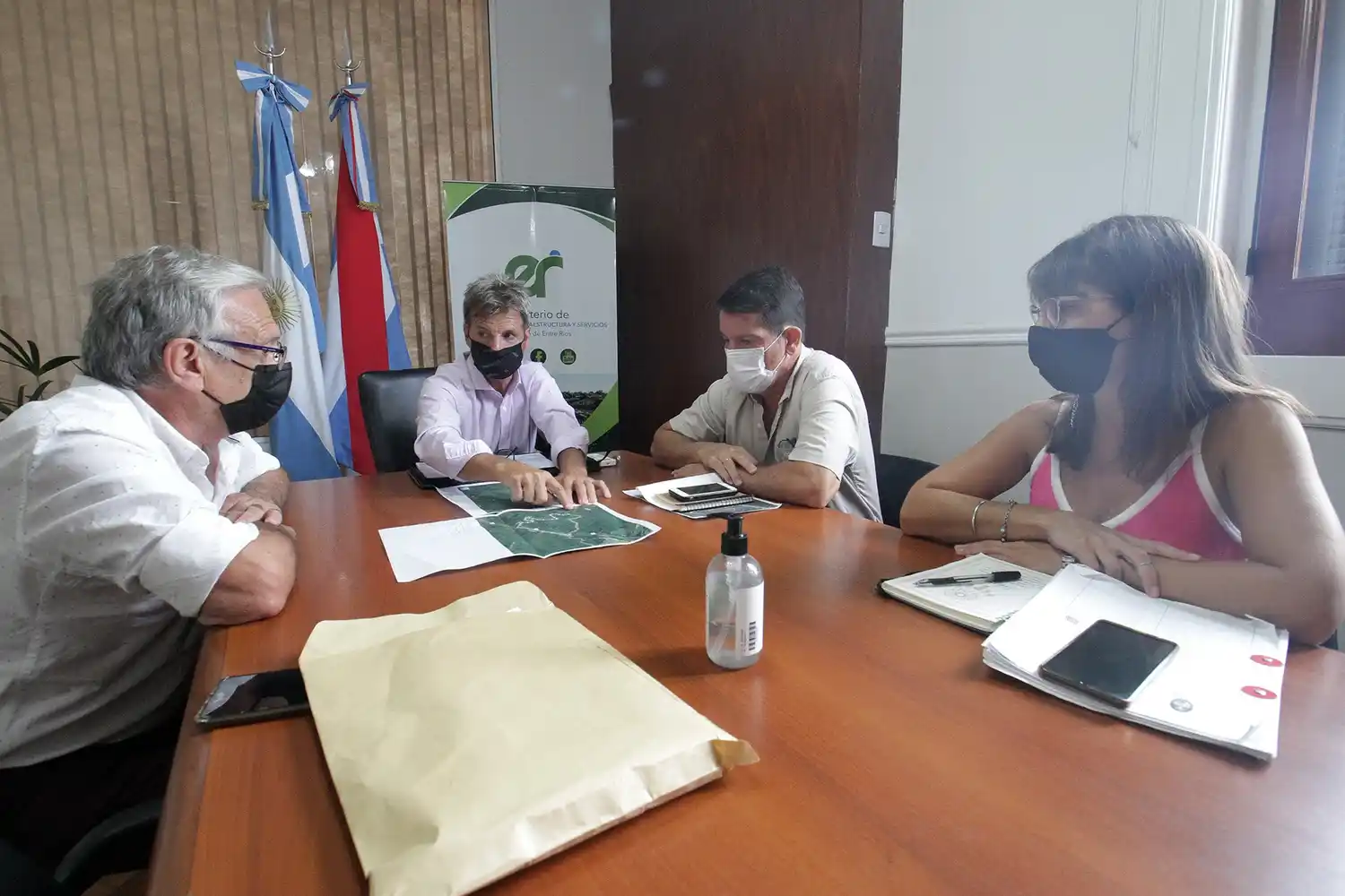 La provincia asiste al municipio de Victoria para mejorar la provisión de agua potable