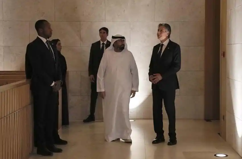 Blinken se reunió con el príncipe heredero saudita por el conflicto entre Israel y Hamas