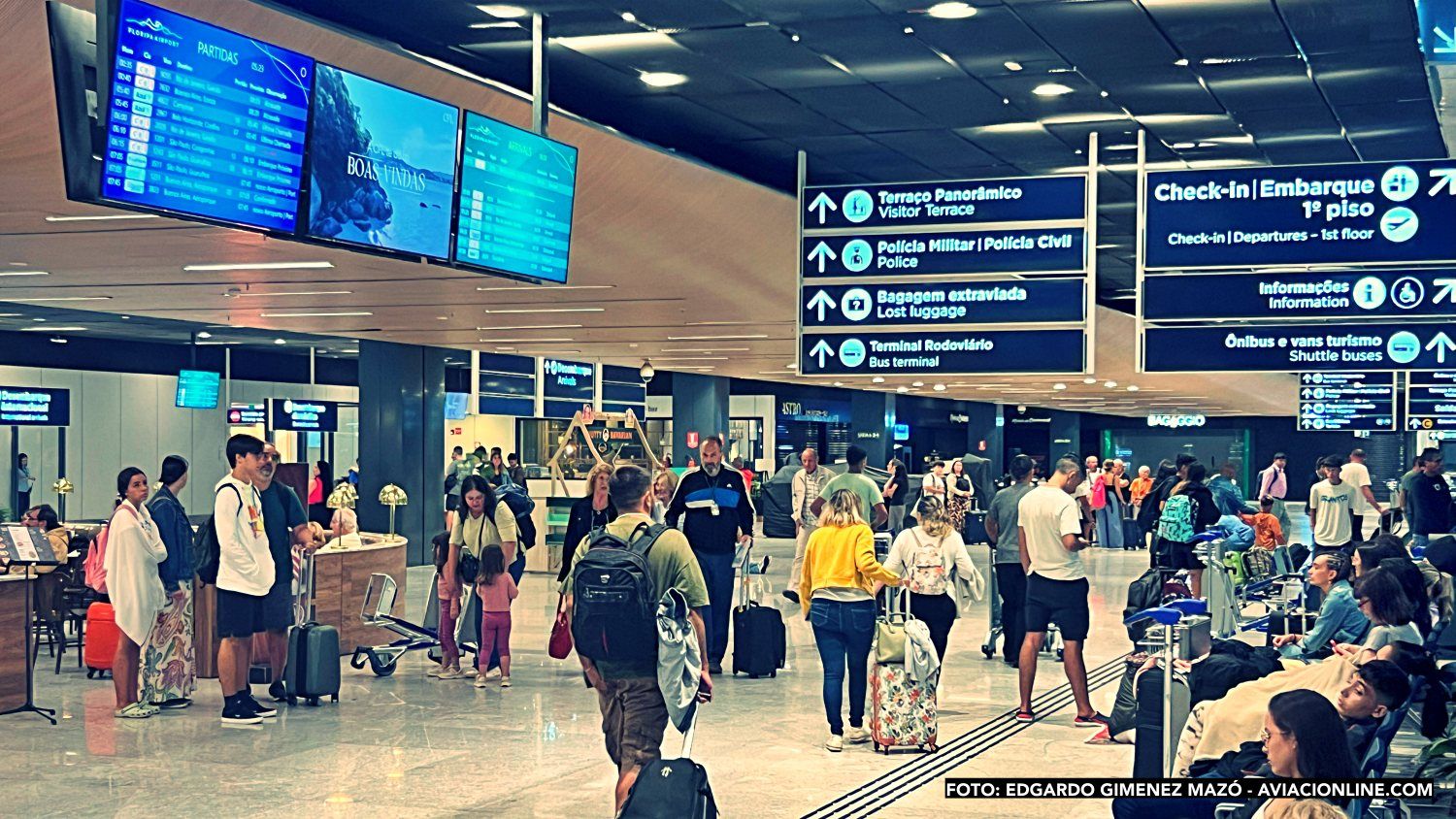 Aeropuerto Hercilio Luz de Florianópolis, Brasil