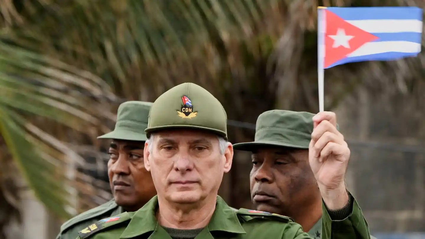 El presidente cubano, Miguel Díaz-Canel