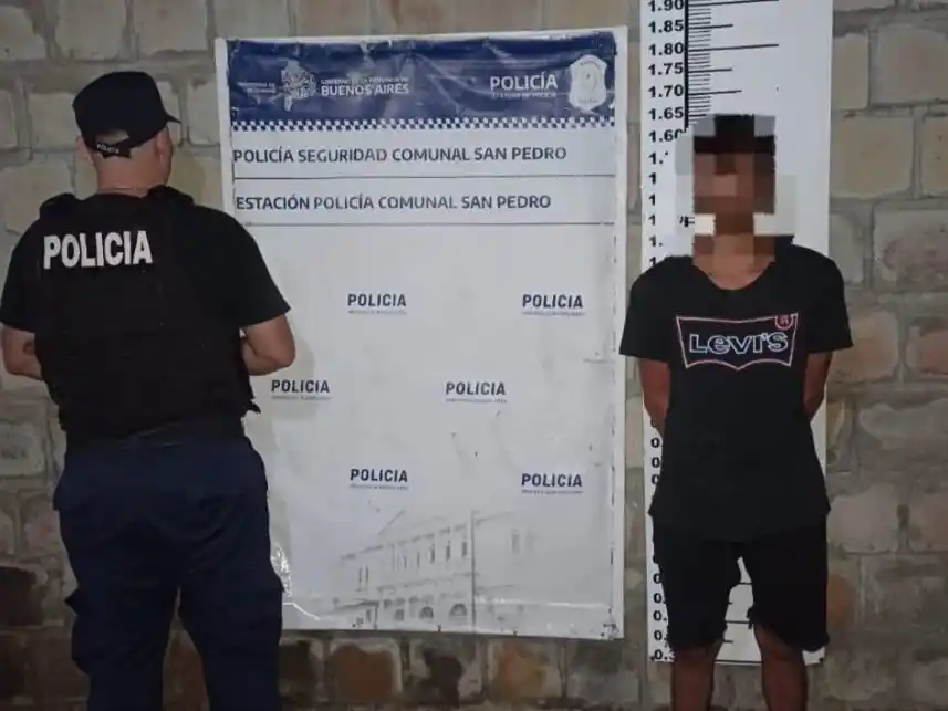 Un joven de 20 años fue detenido tras amenazar a su madre. Tenia prisión domiciliaria tras un hecho de robo.