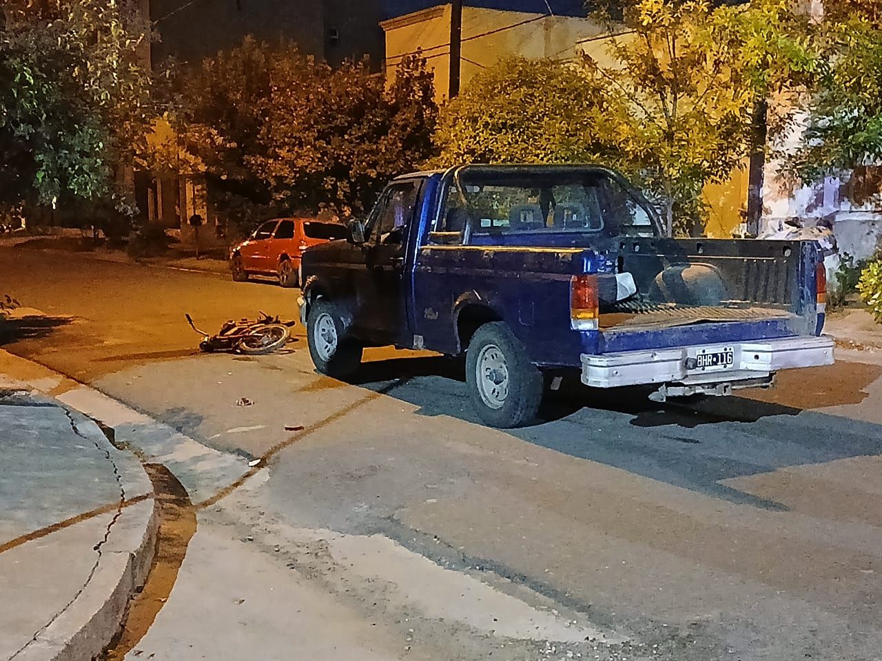Hospitalizaron a un motociclista tras un choque en Brown y Balcarce