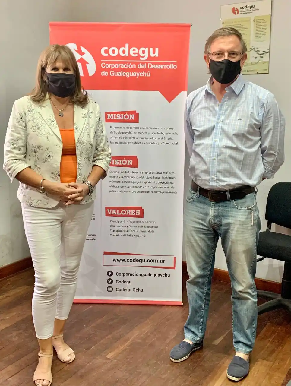 Codegu recibió al ministro Bahillo y trazaron una agenda de trabajo conjunto 