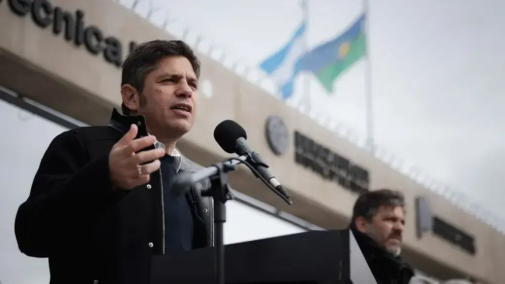 El gobernador bonaerense Axel Kicillof.