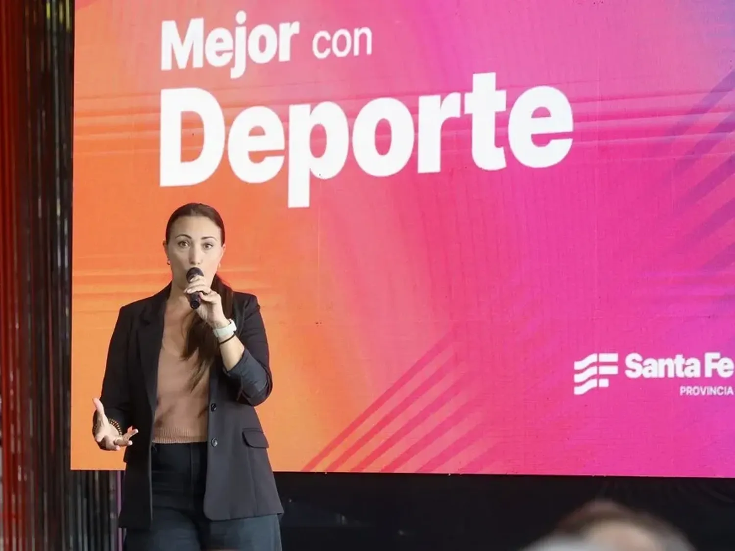 La secretaria de Deportes d ela provincia de Santa Fe, Flavia Padín.Foto:El Litoral