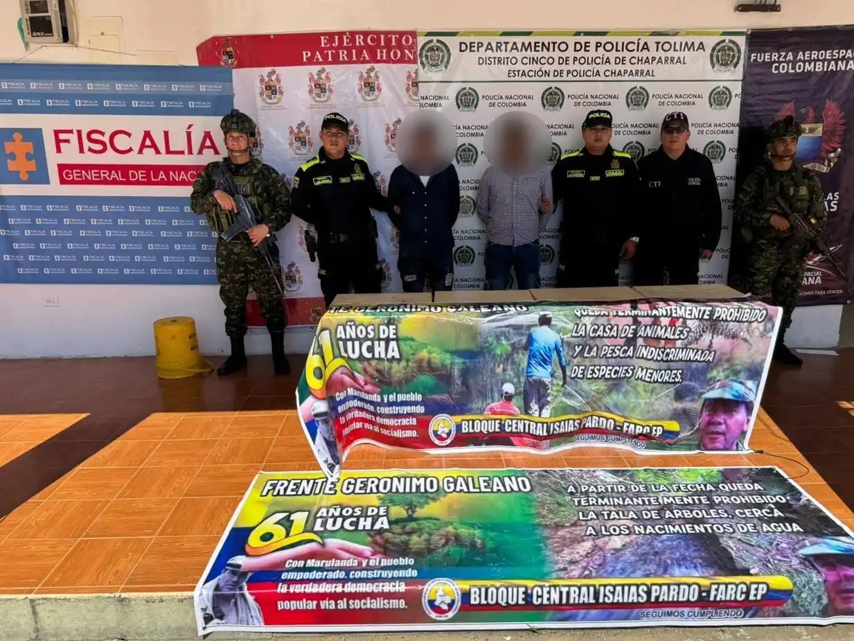 Ejército captura a dos integrantes señalados de ejecutar homicidios para las disidencias de Iván Mordisco