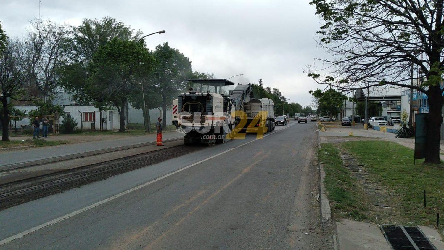 Obras de Vialidad Nacional sobre la ruta 33