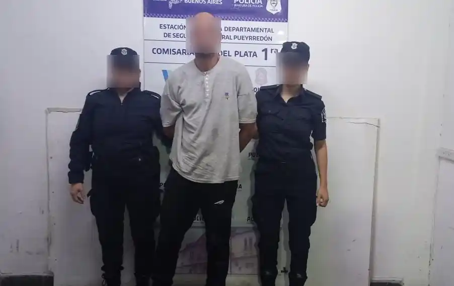 La identificación comprobó que tenía antecedentes por abuso sexual simple.