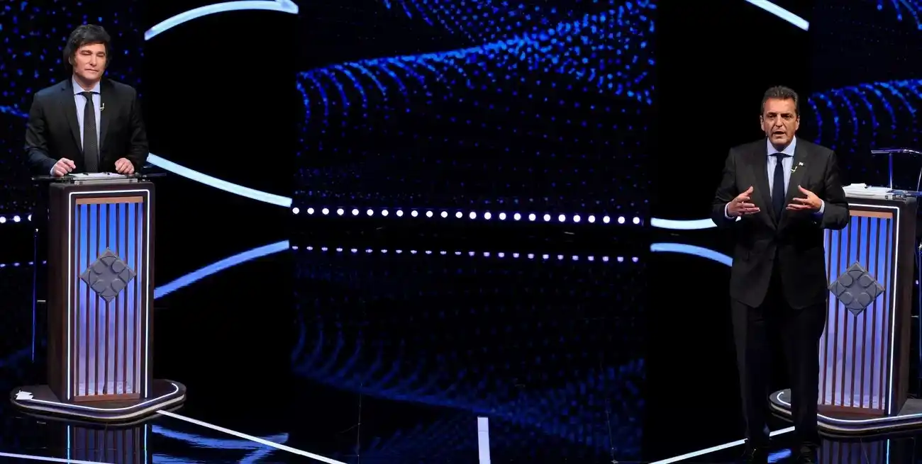 Los candidatos debatieron cara a cara en la noche del domingo. Crédito: Reuters.