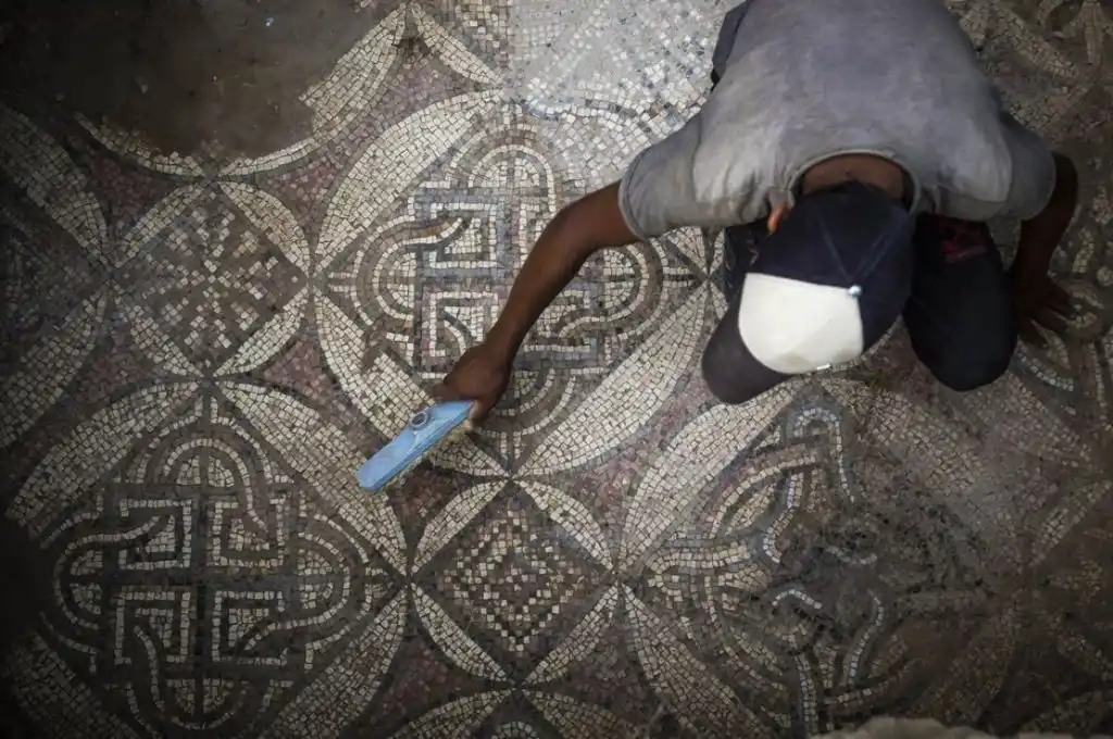 Un granjero palestino descubrió uno de los mayores tesoros arqueológicos en Gaza