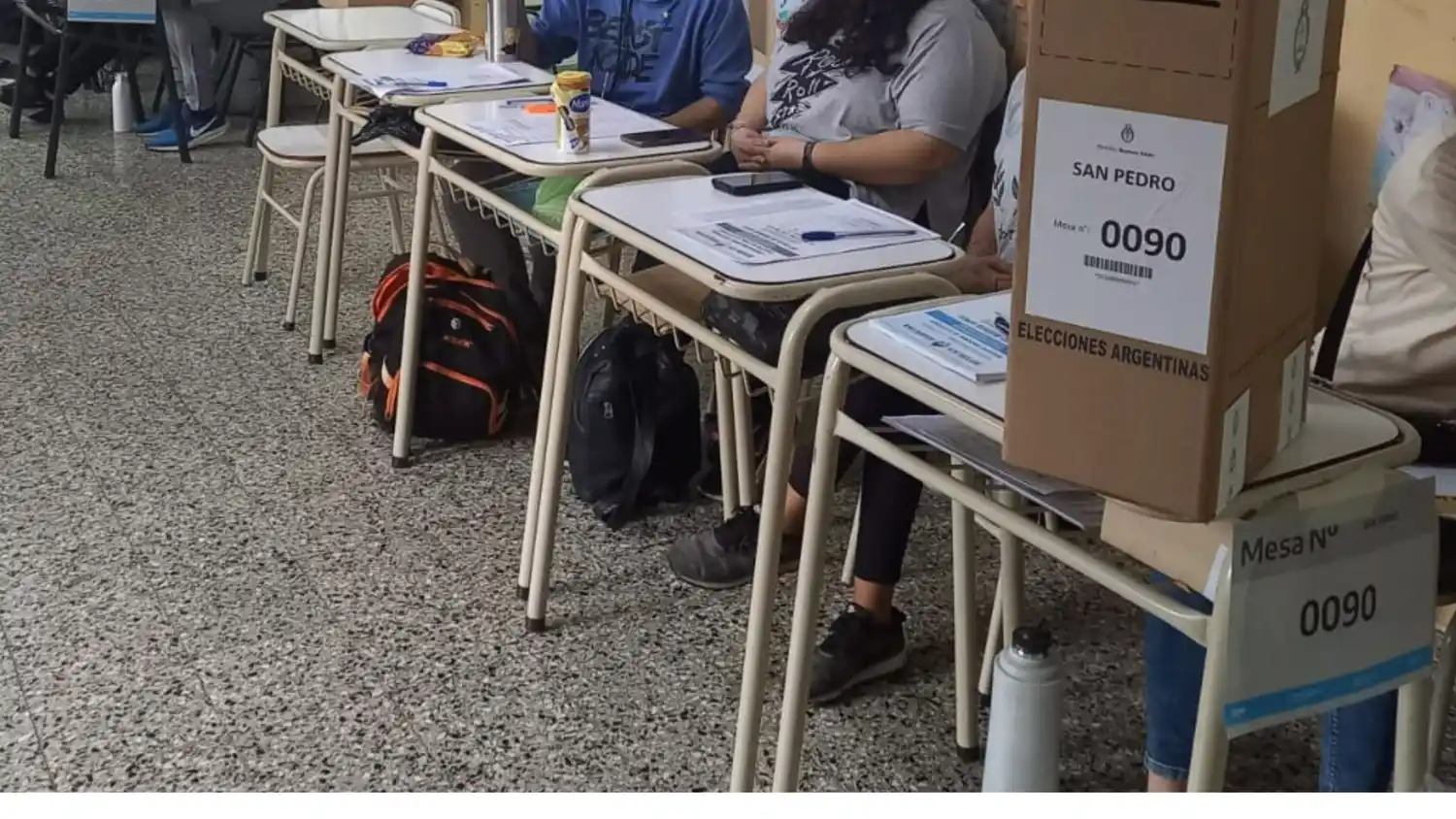 Sergio Massa se impuso en la mesa 142